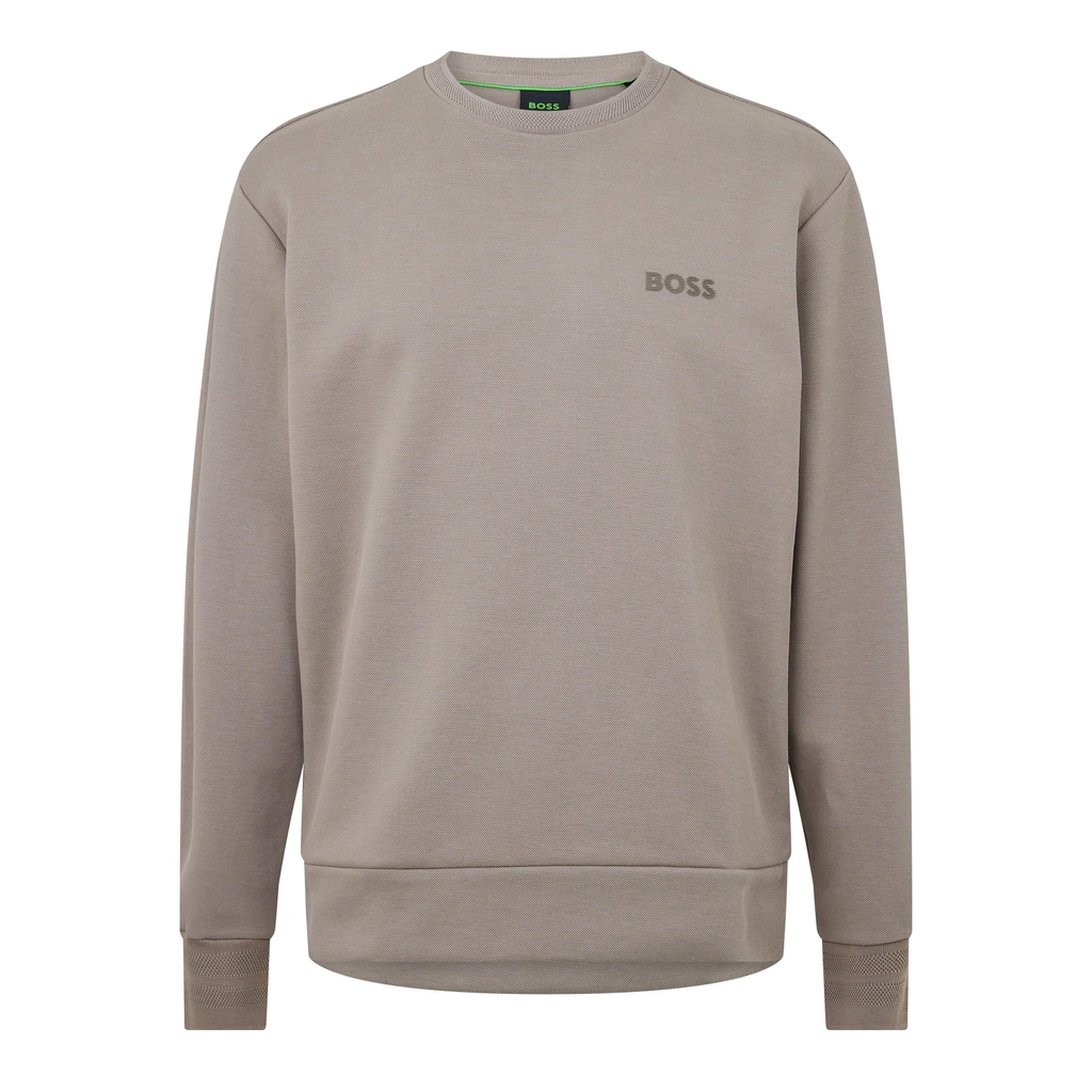 Hugo Boss Mirror Sweatshirt - Lt Pas Grn 334